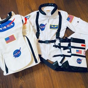 Kids NASA Jumpsuit, Space Boots and Backpack